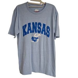 Men's Blue 84 KU Kansas Jayhawks Short Sleeve T-Shirt | Size Small